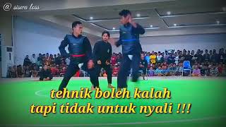 Story wa... pencak silat kalah tehnik menang nyali
