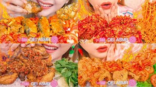 Indonesian foods compilation video Asmr mukbang || QEI ASMR
