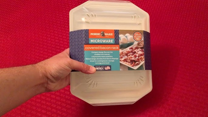 Nordic Ware USA Microwave Bacon Rack Review #NordicwareUSA #Bacon 