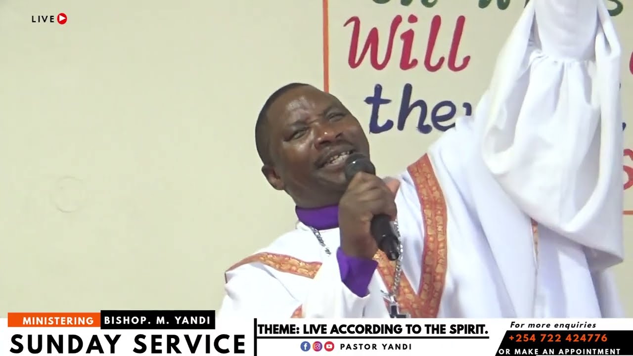 LIVE ACCORDING TO THE SPIRIT. || 11-01-2026 || BISHOP HASTING YANDI.