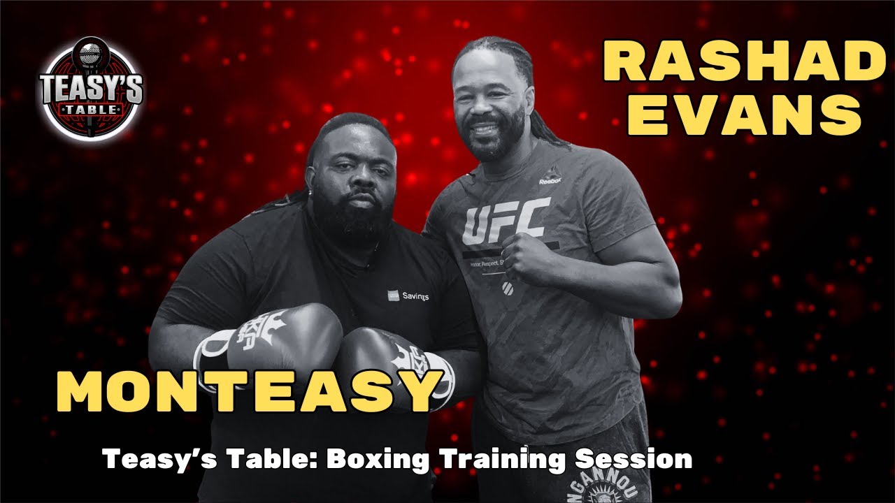 Monteasy Trains with UFC Legend Rashad Evans | Exclusive Training Session