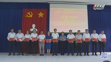 Bế giảng lớp bồi dưỡng kiến thức Quốc phòng - An ninh đối tượng 4 năm 2024 | TayNinhTV