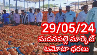 29-05-24 Madanapalle Tomato Market price Today || Today Tomato Market Rate in Madanapalle #today