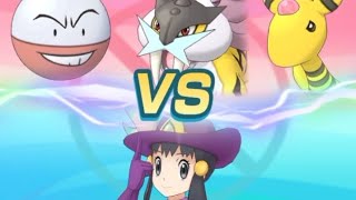 3/5 EXR SS Dawn solo : Raikou (Team Triage Tank 9 Tower Lucky Cookie) | Pokemon Masters EX
