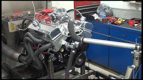 SBC 534HP 383 STROKER ENGINE DYNO RUN FOR ERNEST HUGHES BY WHITE PERFORMANCE AND MACHINE