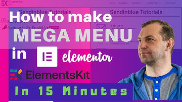 FREE Mega Menu with Elementor / ElementsKit / Lordicon