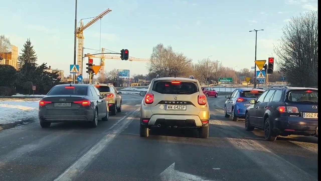 Malbork, przejazd przez miasto i nie tylko ✴ Nie tylko dla tych co za granicą✴ luty 2026 #malbork