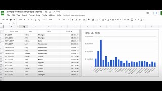 Create a Quick Report in Google Sheets