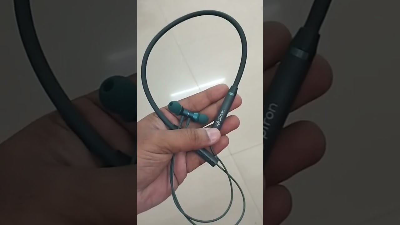 pTron | in-Ear Bluetooth Wireless | 10mm Drivers | Dual Pairing | Fast Charging Magnetic Buds & IPX4