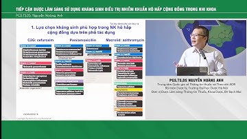 Sử dụng kháng sinh điều trị trong nhiễm khuẩn hô hấp cộng đồng trong nhi khoa