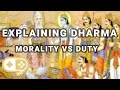 Diffrence entre le dharma et la moralit