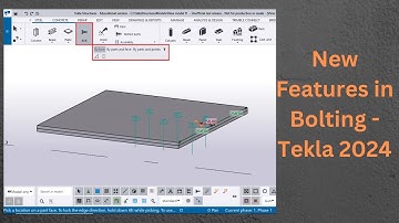 New Features in Bolting | Tekla 2024 | Part-2| BIMINDC | TAMIL