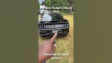 The Best Budget Exhaust Mod 15-22 Mustang S550 GT