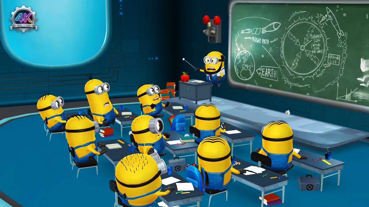 Minion Rush Old Version Version 🏰 Vector's Fortress Full GAMEPLAY  on PC in 4K!🍌