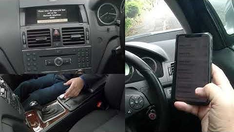 How to pair  a mobile to the bluetooth system in a 2008 Mercedes Benz C Class