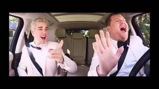 Justin Bieber \& James Corden's Post-Grammys Drive (SLIDE)