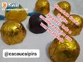 CHOCOLATE ARTESANAL Chocolate Cacau Caipira #portoseguro #dolci #chocolate #receita #elogios