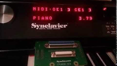 Synclav.com Synclavier II MIDI Retrofit - New Synhouse Development