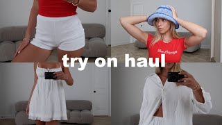 summer try-on haul ft. Princess Polly 🍉🐚🇺🇸🦞