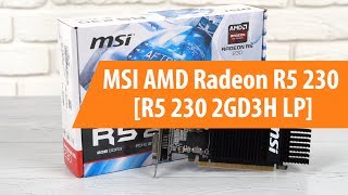 Распаковка MSI AMD Radeon R5 230 / Unboxing MSI AMD Radeon R5 230