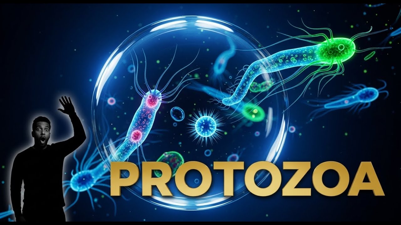 📌 كيف بدأت الحياة الحيوانية؟! اكتشف مملكة الــ PROTOZOA