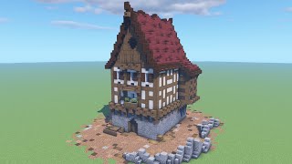 Minecraft: How to build a Medieval House [ Tutorial ]