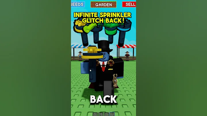 (PATCHED) How To Do NEW Infinite Sprinkler Glitch in Grow A Garden ♾️ #roblox #shorts #growagarden