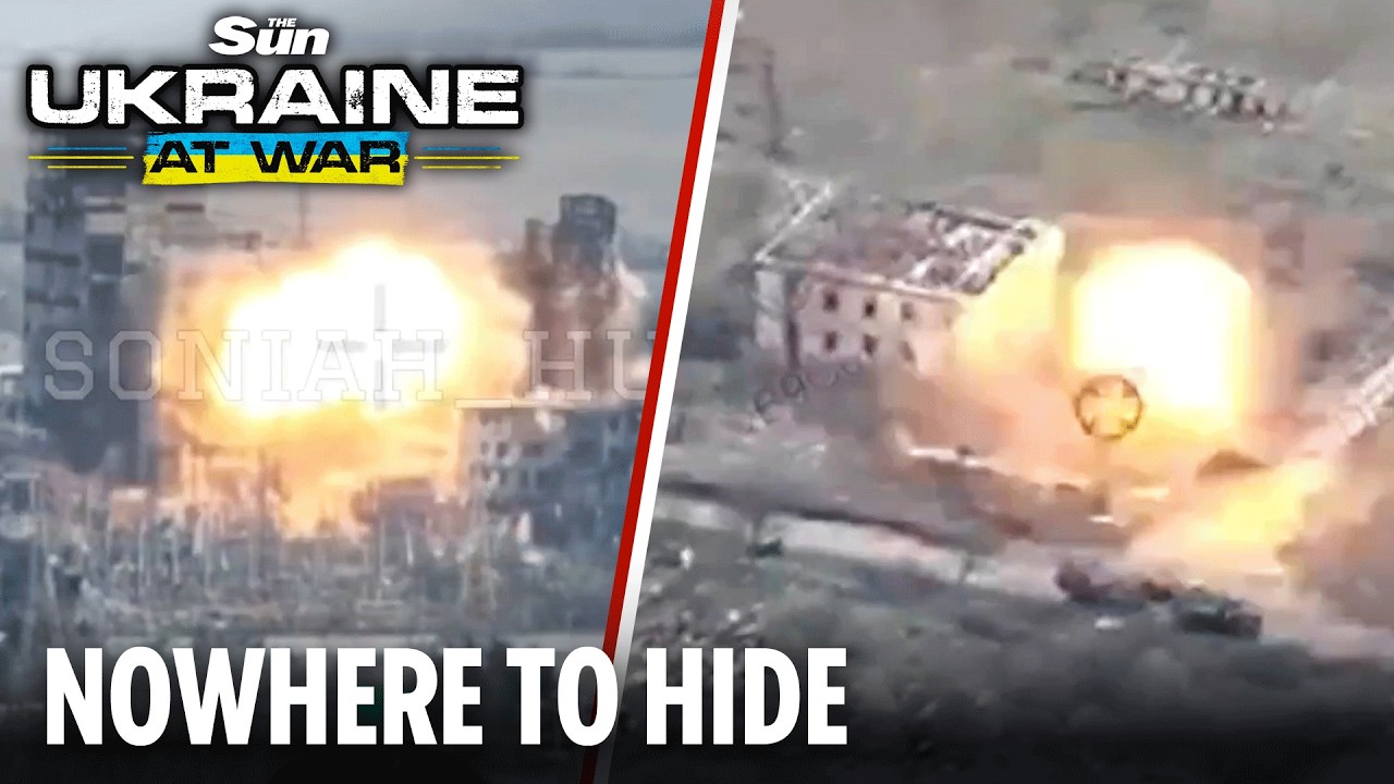 Ukrainian Air Force levels Russian base with Putin's troops inside