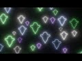 Scary Halloween Ghosts Outline Shapes Flashing Glowing Neon Lights 4K 60fps Wallpaper Background