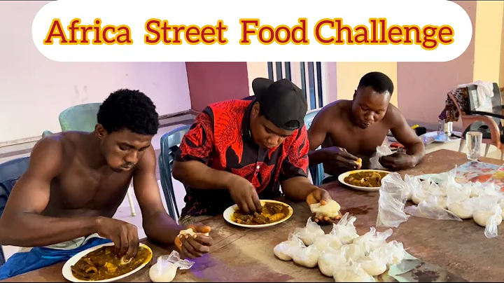 Fufu Eating Competition—3Men vs 15Wraps of fufu