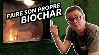 CHAUFFER sa maison et produire du BIOCHAR dans son poêle c'est facile.