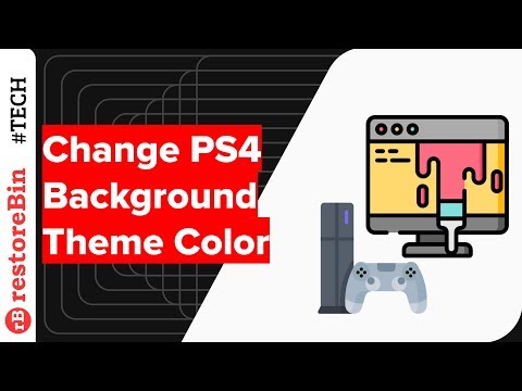 How To Change The PlayStation Theme Color And Background Image