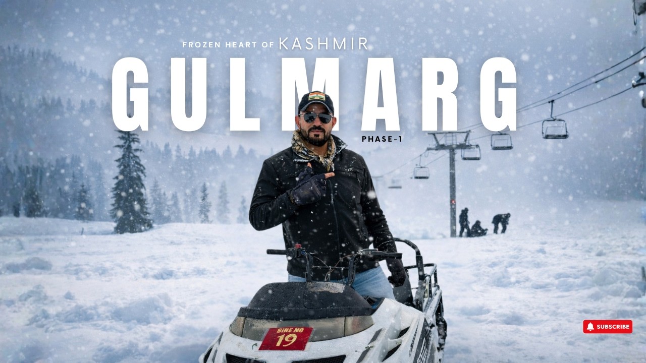 Frozen Heart of Kashmir – Gulmarg ❄️ | Mercedes GLS to Snow Paradise | Ride With Soldier