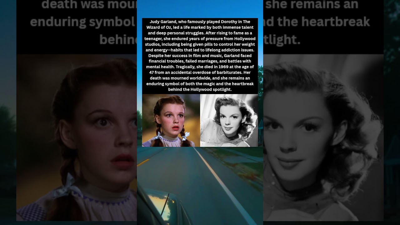 Judy Garland struggles after Wizard of Oz