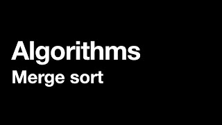 Merge sort (Arabic | بالعربي)