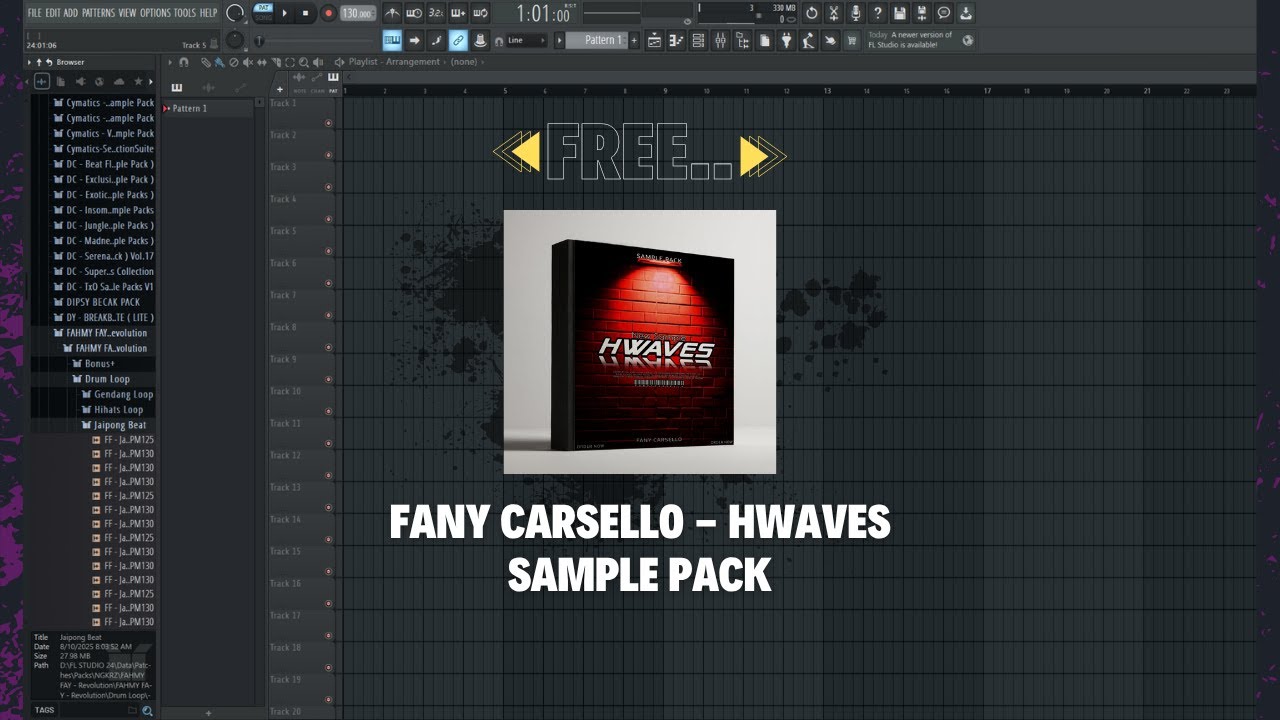 FANY CARSELLO - HWAVES SAMPLE PACK Gratis