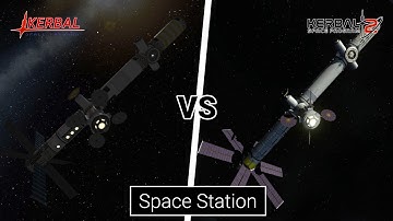 🚀 KSP vs KSP 2 - Space Station