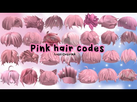 Aesthetic Pink Hair Codes for Roblox/Bloxburg | Lusci0uspink - YouTube