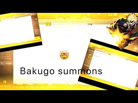 Mha TSH: WHM Bakugo summons + support card summons + lvl 90 upgrade (epic)