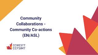 Session 2: Community Co-actions (EN/ASL)