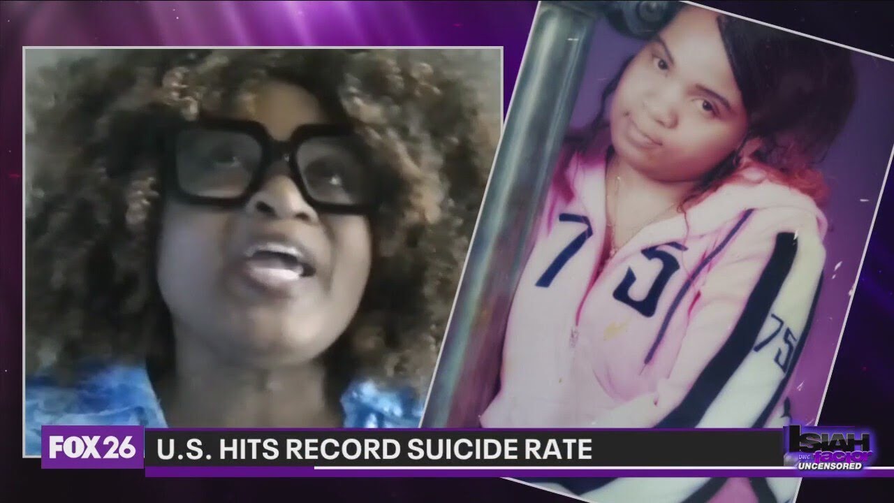 CDC: U.S. hits record suicide rate in 2022 - YouTube