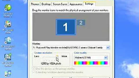 Adjusting Screen Size on Windows XP