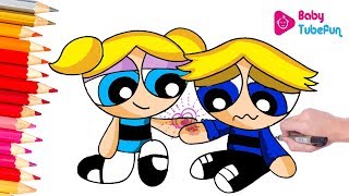 Coloring Powerpuff Girls Rowdyruff Boys (Las Chicas Superpoderosas)Blossom Bubbles Buttercup