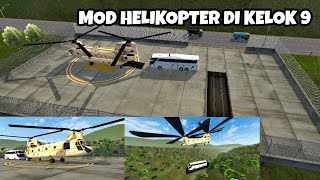 MOD TERKEREN DI BUSSID | MOD HELIKOPTER DI KELOK 9 BISA TERBANG TINGGI @Trian ndoko