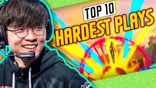 Top 10 Hardest Plays Pros ACTUALLY Pulled Off