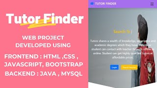 Tutor finder | Responsive Website screenshot 3