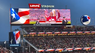 Packers @ 49ers DIVISIONAL ROUND 2024 | National Anthem by Tony Lindsay 🇺🇸