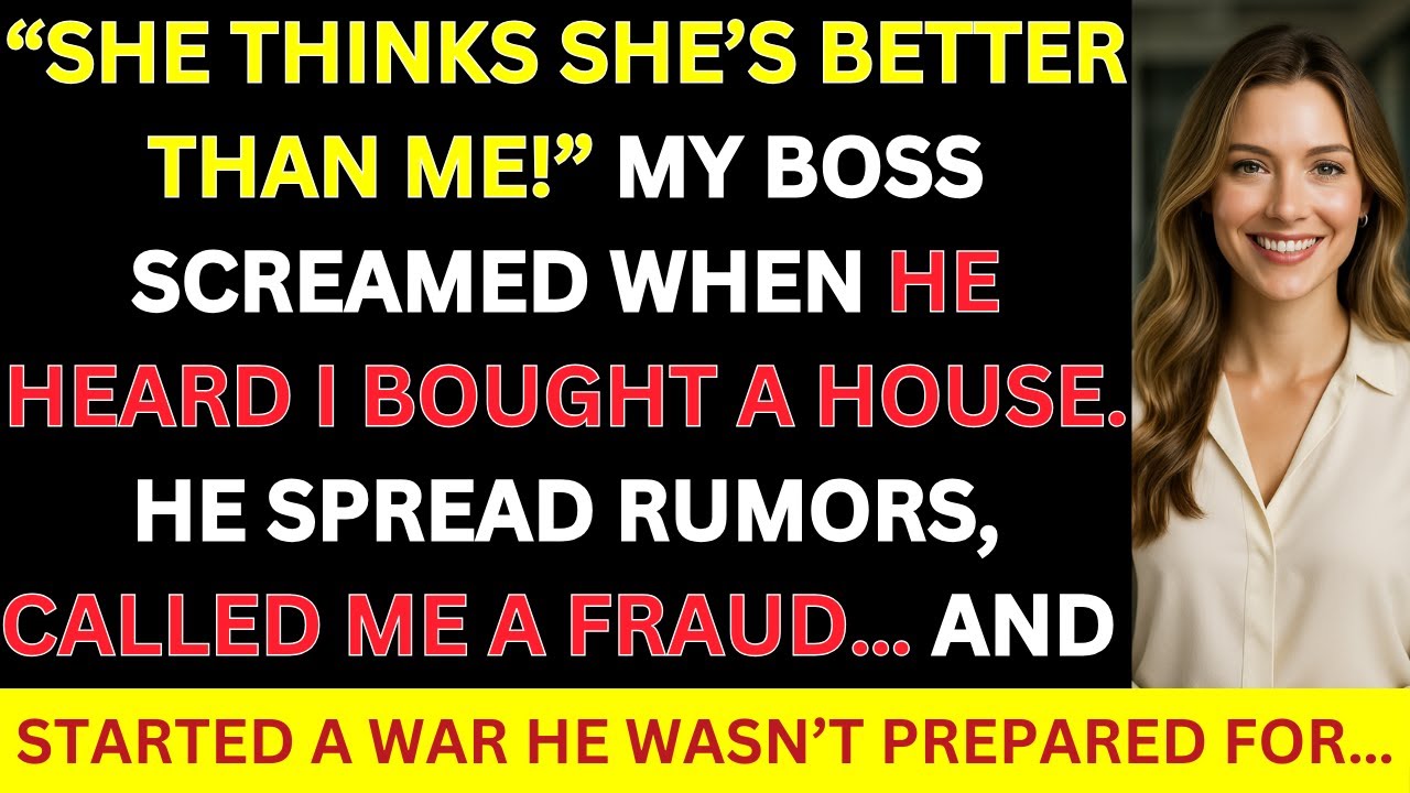 КОГДА МОЙ НАЧАЛЬНИК УЗНАЛ, ЧТО Я КУПИЛ НОВЫЙ ДОМ, ОН ЗАКРИЧАЛ: «ОНА ДУМАЕТ, ЧТО ЛУЧШЕ МЕНЯ».