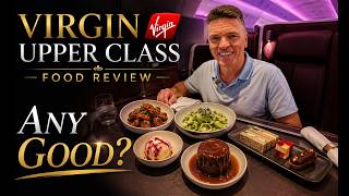 Virgin Atlantic Upper Class Food Review - Any Good? (London to Seattle)