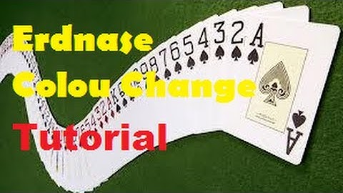 Erdnase Colour Change //TUTORIAL// Best Tutorial [HD]
